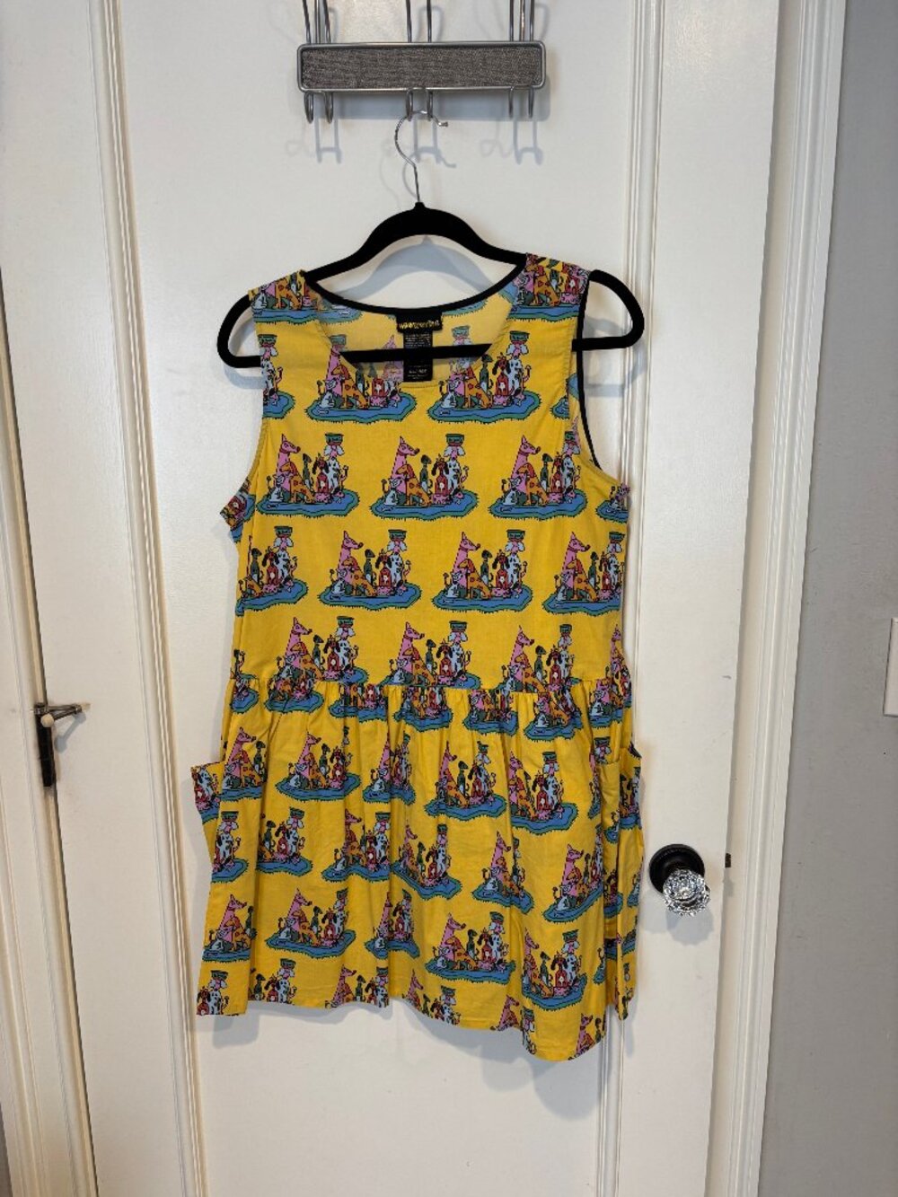 Nooworks Big Pocket Dress in Dog Party Print (XL)